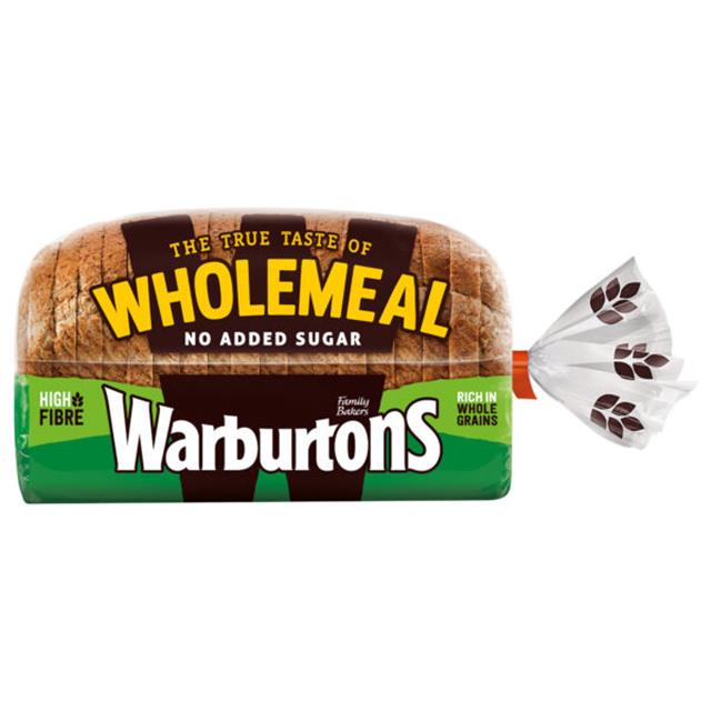 Warburtons Wholemeal Medium 800g