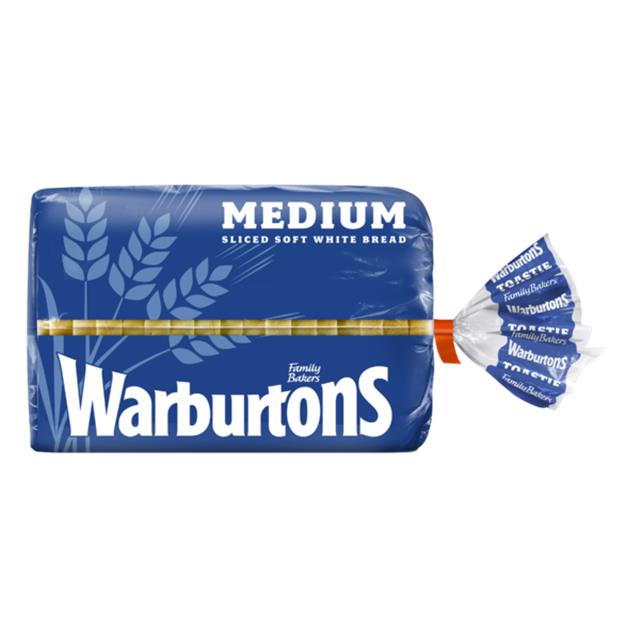 Warburtons White Medium 400g